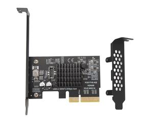 Carte d'extension USB 3.2, GEN2 x 2 20 Gbit/s PCIE 4X adaptateur type C avant A Key Type E pour châssis de bureau.