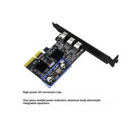 Carte D'Extension Vidéo PCI-E X4 Vers Type-C, Compatible DP Video Desktop, Port USB 3.2 10G TYPE-C, Carte Adaptateur pour Moniteur et Station