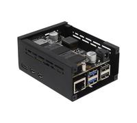 Carte D'Extension X1002 pour Raspberry Pi 5 Carte D'Extension NVMe&POE Carte Adaptateur PCIE Vers M.2 NVME SSD avec Étui pour RPI 5