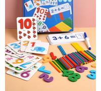Carte D'illumination Des Nombres Mathématiques, Jeu De Société, Jouets Pour Enfants, Enseignement Précoce Des Maths