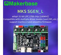 Carte d'imprimante 3D MKS SGen_L contrôleur 32 bits compatible avec le logiciel Marlin2.0 et Smoothie. Prend en charge plusieurs types de disques (MKS SGEN-L).