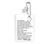 Carte d'insertion de portefeuille pour petit ami, mari, cadeaux d'anniversaire et d'anniversaire, cadeaux d'amour romantiques pour lui, cadeaux « I Love You », cadeaux de Saint-Valentin, cadeaux