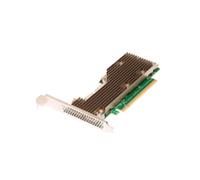 Carte d'Interface Broadcom P411W-32P PCIe vers SFF-8654 Interne Profil Bas, MTBF 50000h, 21W, 12V, 68.9x155.9mm, Certifications Multiples
