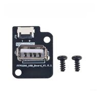 Carte d'interface USB de rechange pour FlashForge AD5M Pro - FFP0286_V1.0.1 avec port USB-A - PCB ignifuge, câble et vis inclus