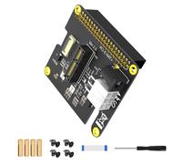 Carte d'interfaces PCIe 1X avec 40 broches GPIO Header PCIE 1X adaptateur avec câble pour projets électroniques Extension de carte de développement