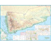 Carte d'Oman & Yemen - VERSION MURALE ET PLASTIFIEE | ITM