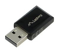 Carte d'ordinateur NC-0900-WI : réseau WiFi USB A mâle USB 2.0 noir LANBERG