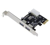 Carte d'ordinateur PCE-US3-002 : PCIe MOLEX, PCIe, prise USB A x2 sur emplace...