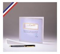 Carte double Carnet de poésie créée et imprimée en France - Amitié - Corneille G