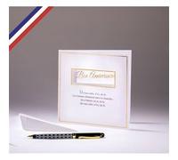 Carte double Carnet de poésie créée et imprimée en France - Bon Anniversaire G