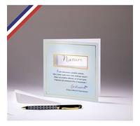 Carte double Carnet de poésie créée et imprimée en France - Nature - François-René de Chateaubriand