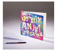 Carte double Coll'Âge- Joyeux Anniversaire générique yeux mobiles G