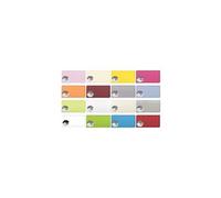 Clairefontaine Cartes doubles Pollen DL 10,6x21,3cm 210g/m² Papier lisse Rose dragée Paquet de 25