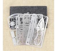 Carte D'outils De Survie Pour La Pêche, Pratique, Anti-Rouille, Pour Le Camping