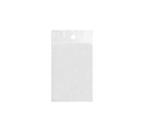 Carte Dozio - Enveloppes transparentes avec fermeture à pression - Format intérieur 60 x 80 mm - Lot de 100 pièces