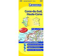 Carte DPARTEMENTS Corse-du-Sud, Haute-Corse