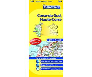 Carte DPARTEMENTS Corse-du-Sud, Haute-Corse