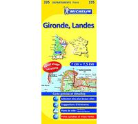 Carte DPARTEMENTS Gironde, Landes