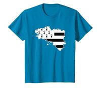 Carte drapeau hermine Bretagne pour breton et bretonne T-Shirt