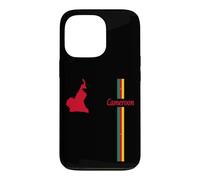 Carte du Cameroun - Drapeau du Cameroun - Motif Voyage Coque pour iPhone 13 Pro