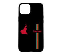 Carte du Cameroun - Drapeau du Cameroun - Motif Voyage Coque pour iPhone 15 Plus