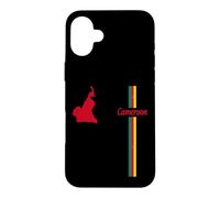 Carte du Cameroun - Drapeau du Cameroun - Motif Voyage Coque pour iPhone 16 Plus
