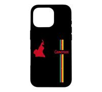 Carte du Cameroun - Drapeau du Cameroun - Motif Voyage Coque pour iPhone 16 Pro