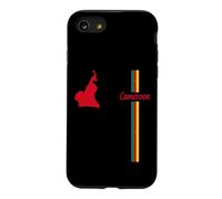 Carte du Cameroun - Drapeau du Cameroun - Motif Voyage Coque pour iPhone SE (2020) / 7/8