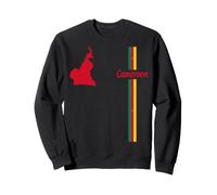 Carte du Cameroun - Drapeau du Cameroun - Motif Voyage Sweatshirt