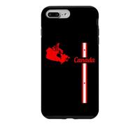 Carte du Canada, Drapeau Canadien, Patrimoine de Voyage Coque pour iPhone 7 Plus/8 Plus