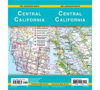Carte du centre de la Californie | GM Johnson