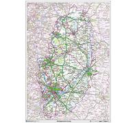 Carte du comté de Nottinghamshire