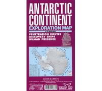 Carte du continent Antarctique | Zagier & Urruty