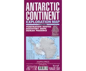 Carte du continent Antarctique | Zagier & Urruty