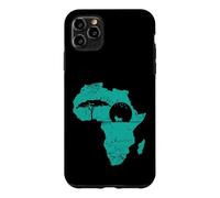 Carte du Continent de la Population Safari Africa Coque pour iPhone 11 Pro Max