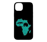 Carte du Continent de la Population Safari Africa Coque pour iPhone 14 Plus