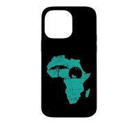 Carte du Continent de la Population Safari Africa Coque pour iPhone 14 Pro Max