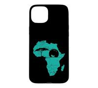 Carte du Continent de la Population Safari Africa Coque pour iPhone 15 Plus