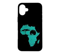 Carte du Continent de la Population Safari Africa Coque pour iPhone 16 Plus