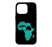 Carte du Continent de la Population Safari Africa Coque pour iPhone 16 Pro