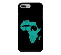 Carte du Continent de la Population Safari Africa Coque pour iPhone 7 Plus/8 Plus