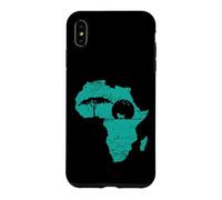 Carte du Continent de la Population Safari Africa Coque pour iPhone XS Max