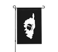 Carte Du Drapeau De La Corse Drapeau Pirate Décoratifs Drapeaux Résistants Aux Intempéries Drapeau Pour Fête Restaurant Balcon,70X102Cm