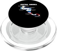 Carte du Drapeau de l'Amérique Centrale pour Voyageurs et explorateurs PopSockets PopGrip pour MagSafe