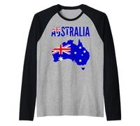 Carte du Drapeau de l'Australie National Pride Manche Raglan