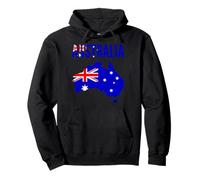 Carte du Drapeau de l'Australie National Pride Sweat à Capuche