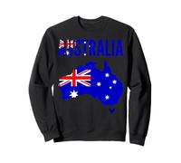 Carte du Drapeau de l'Australie National Pride Sweatshirt