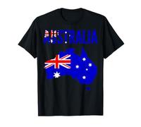 Carte du Drapeau de l'Australie National Pride T-Shirt