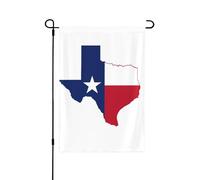 Carte du drapeau de l'État du Texas, drapeaux de jardin double face, toutes saisons, ensemble de décorations de vacances en plein air