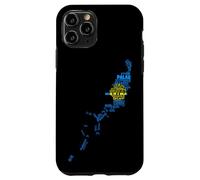 Carte du Drapeau des Palaos dans Les Langues du Monde Coque pour iPhone 11 Pro